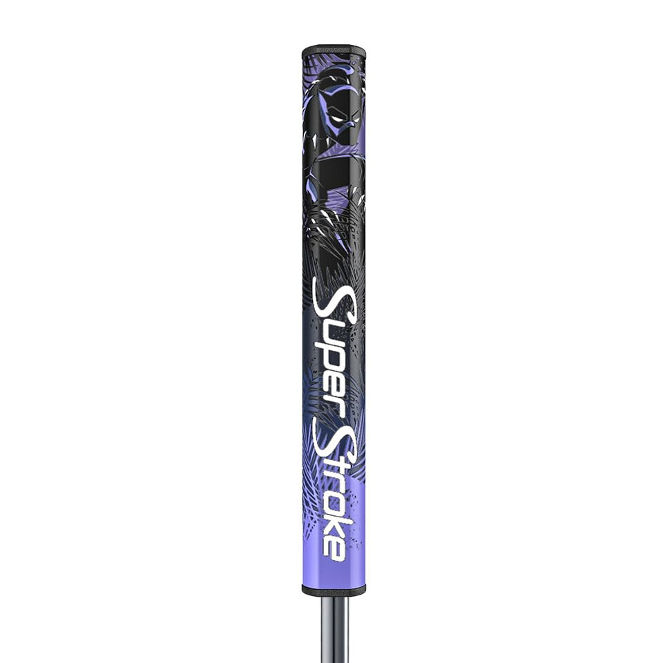 SuperStroke Tour 2.0 Putter Grip Black Panther front view showing enhanced alignment