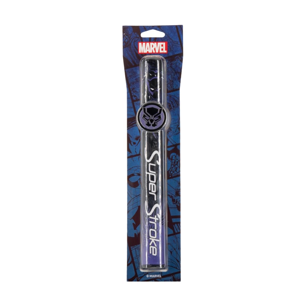 SuperStroke Tour 2.0 Putter Grip Black Panther Marvel collab combines bold look with trusted performance