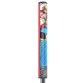 SuperStroke Tour 2.0 Thor no-taper design reduces grip pressure for a smoother stroke.