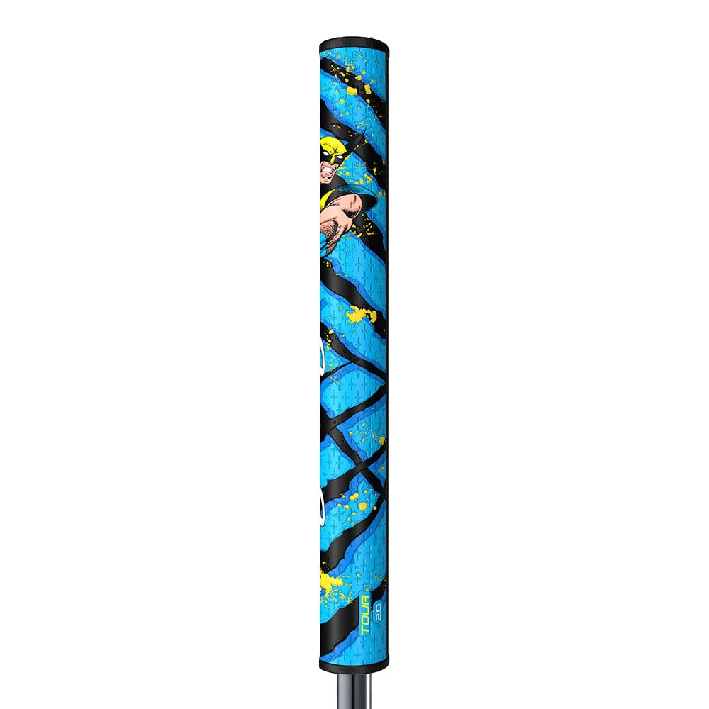 SuperStroke Tour 2.0 Wolverine no-taper design helps reduce grip pressure.