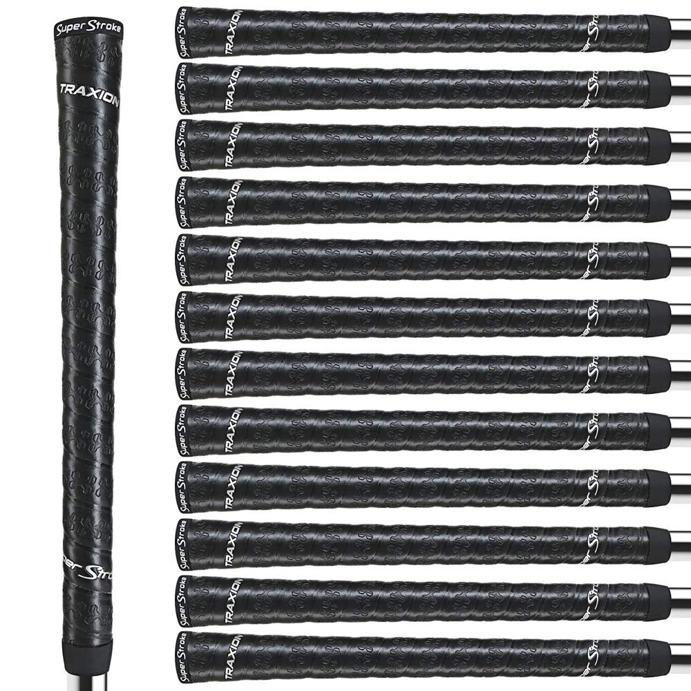 SuperStroke Traxion Wrap grip close-up shows textured surface for better control.