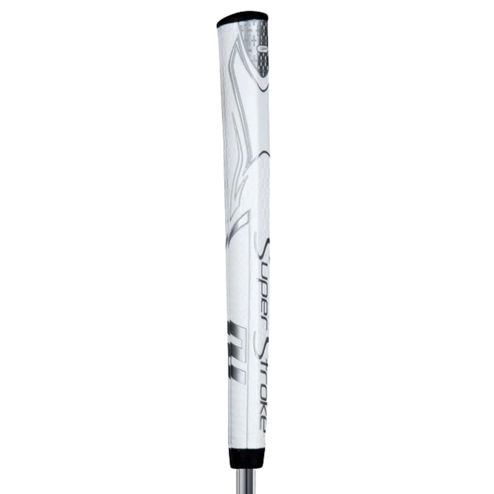 SuperStroke Zenergy 1.0PT grip front view shows SPYNE ridge for easy face alignment.