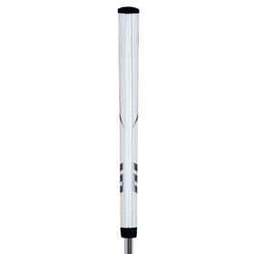 Zenergy grip close-up reveals multi-zone texture for precise feedback and comfort.