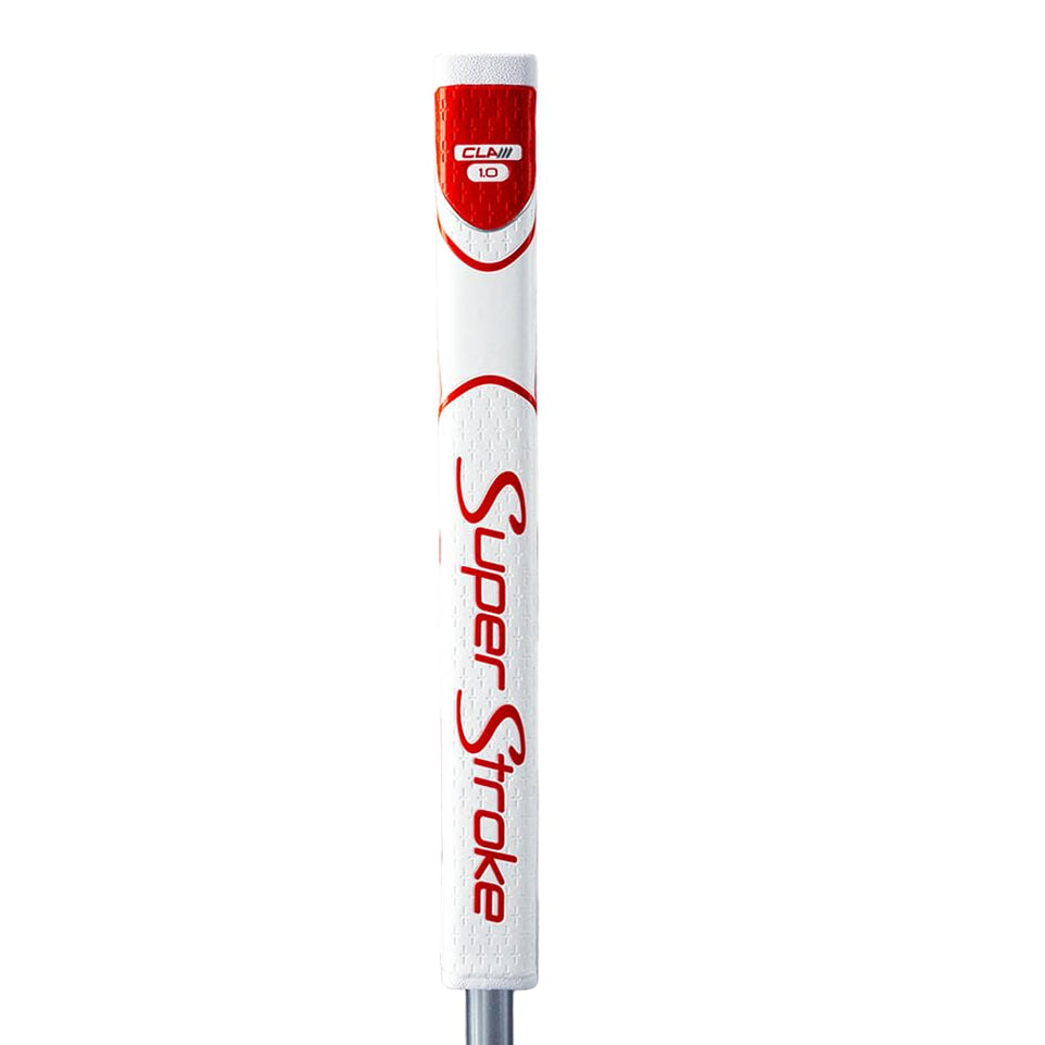 SuperStroke Zenergy Claw top-stability view enhances hand alignment for precise putting.