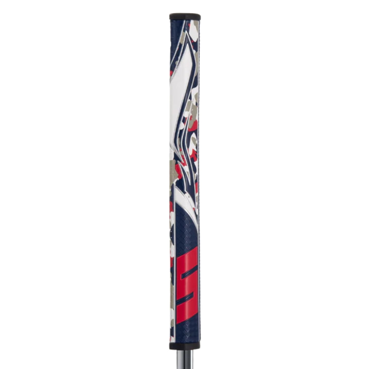 SuperStroke Zenergy Flatso 1.0 grip face detail emphasizes multi-zone texture for better feedback.
