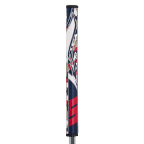 SuperStroke Zenergy Flatso 1.0 grip face detail emphasizes multi-zone texture for better feedback.