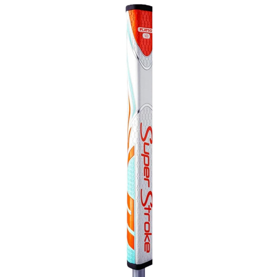 SuperStroke Zenergy Flatso 1.0 SPYNE ridge closeup improves face alignment at impact.