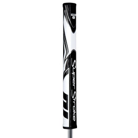 SuperStroke Zenergy Flatso 2.0 grip with embossed Spyne aids face alignment at impact.