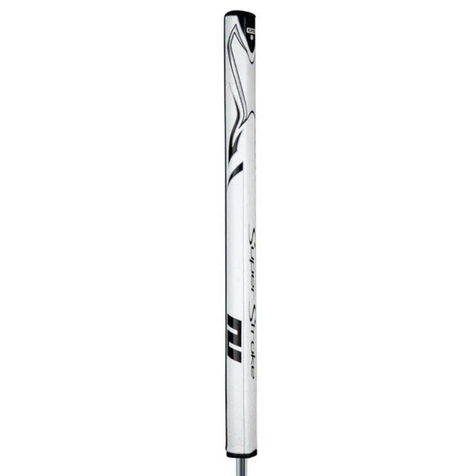 SuperStroke Zenergy Flatso XL 2.0+ Plus close-up of no-taper design for smoother stroke.