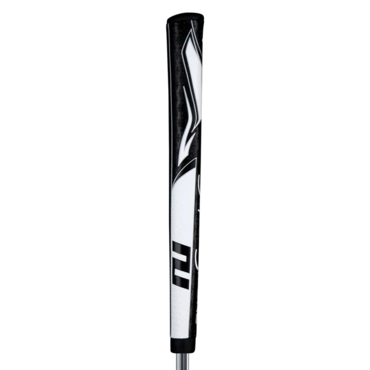 SuperStroke Zenergy grip with multi-zone texturing for enhanced feedback and comfort.