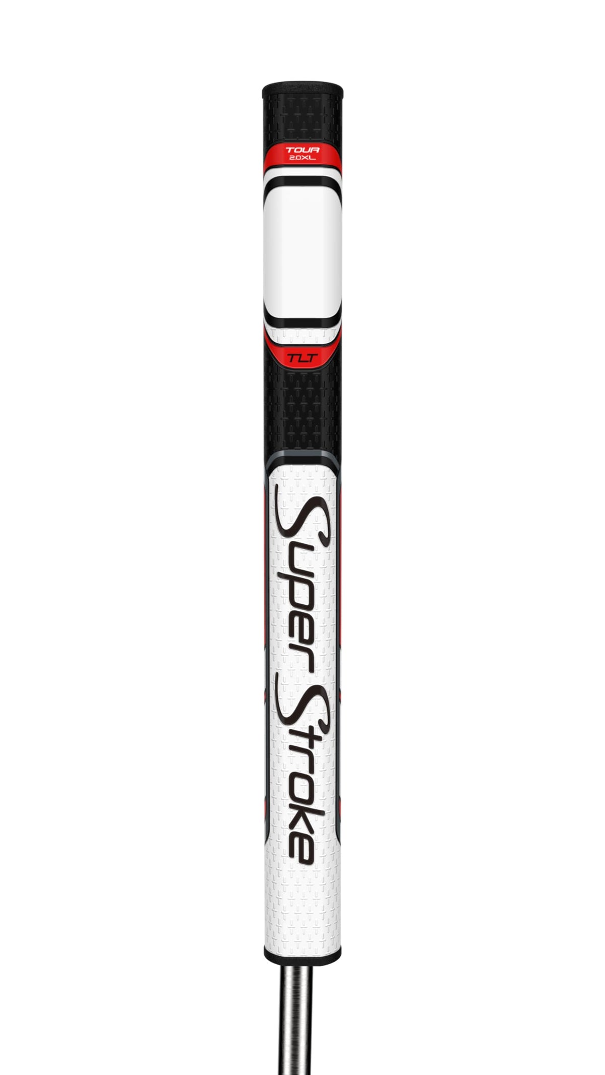 SuperStroke Zenergy TLT grip close-up shows off-axis core for precise alignment