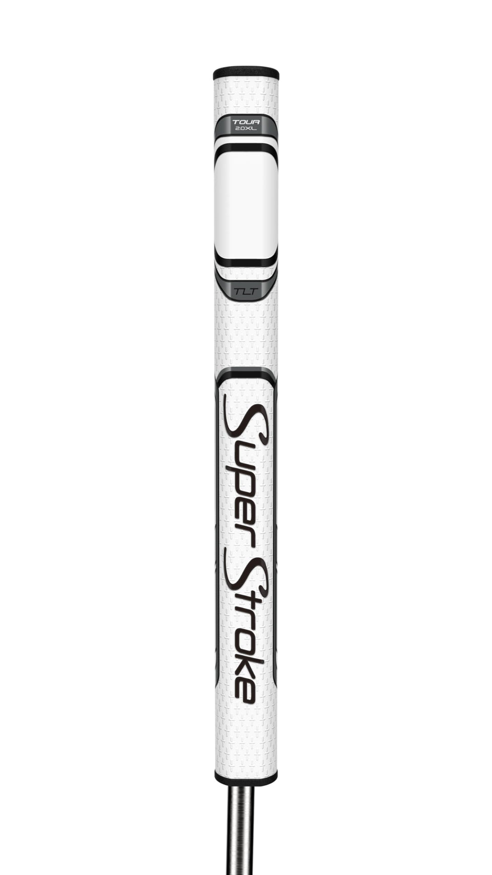 SuperStroke Zenergy TLT grip profile showing off-axis core for stability at address.