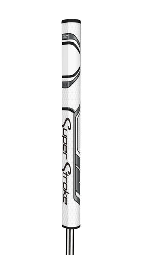 Back view of SuperStroke Zenergy TLT Off-Axis Tour 2.0 XL grip showing lie-angle balance