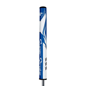SuperStroke Zenergy Tour 1.0 blue grip texture close-up for enhanced feel.