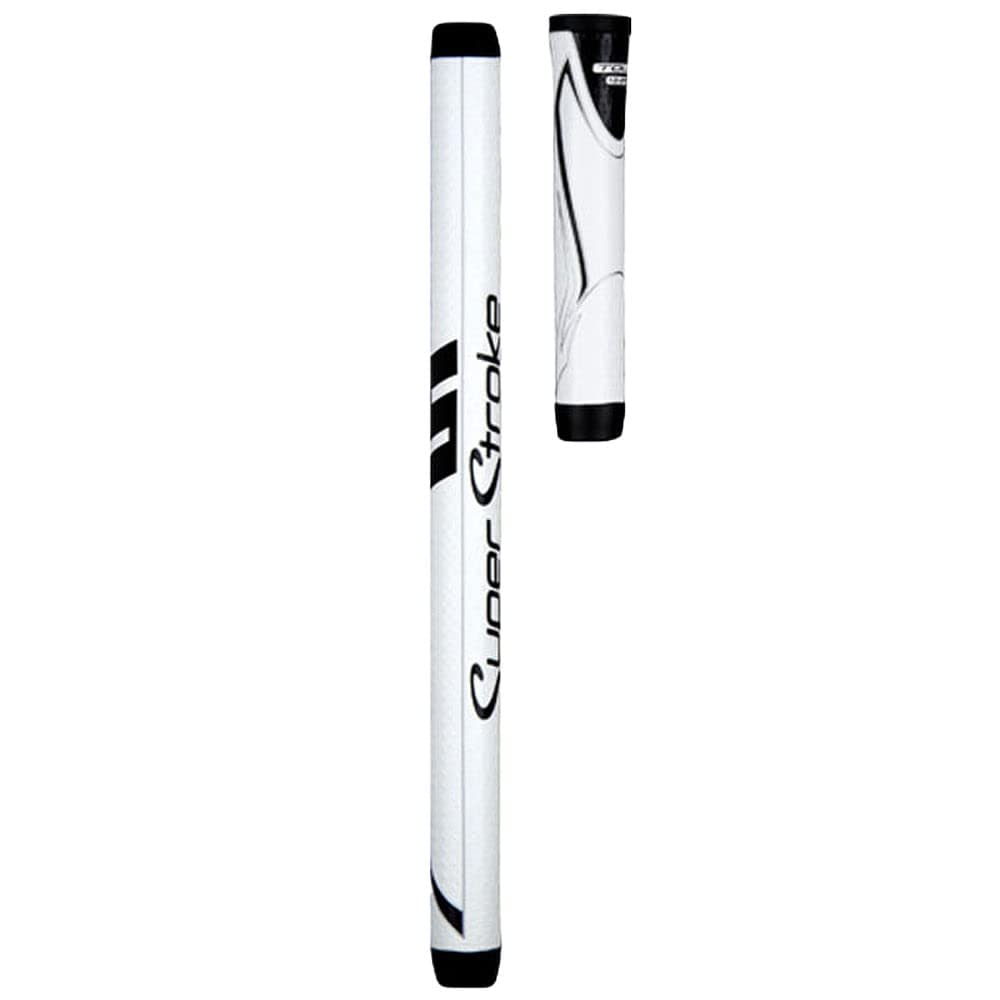 SuperStroke Zenergy Tour 1.0 grip front view, supports a consistent stroke and confident alignment