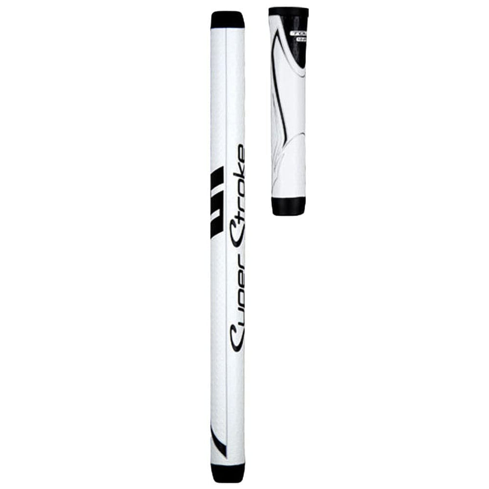 SuperStroke Zenergy Tour 1.0 grip front view, supports a consistent stroke and confident alignment