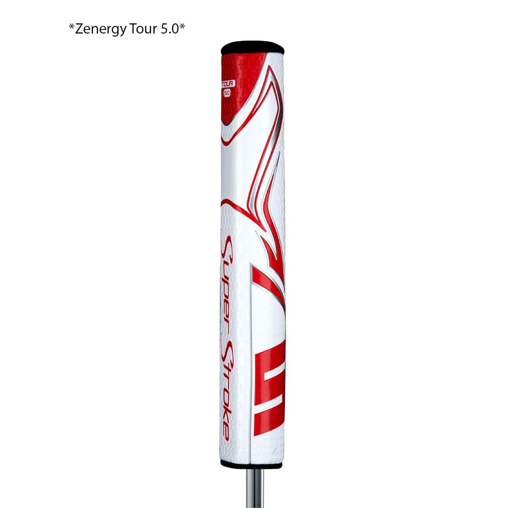 SuperStroke Zenergy Tour 1.0 texture detail highlights multi-zone grip comfort