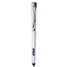 Profile view of the White/Black SuperStroke Zenergy Tour 1.0P grip
