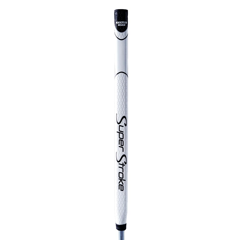 Side profile of the SuperStroke Zenergy Tour 1.0P grip showing extended length design