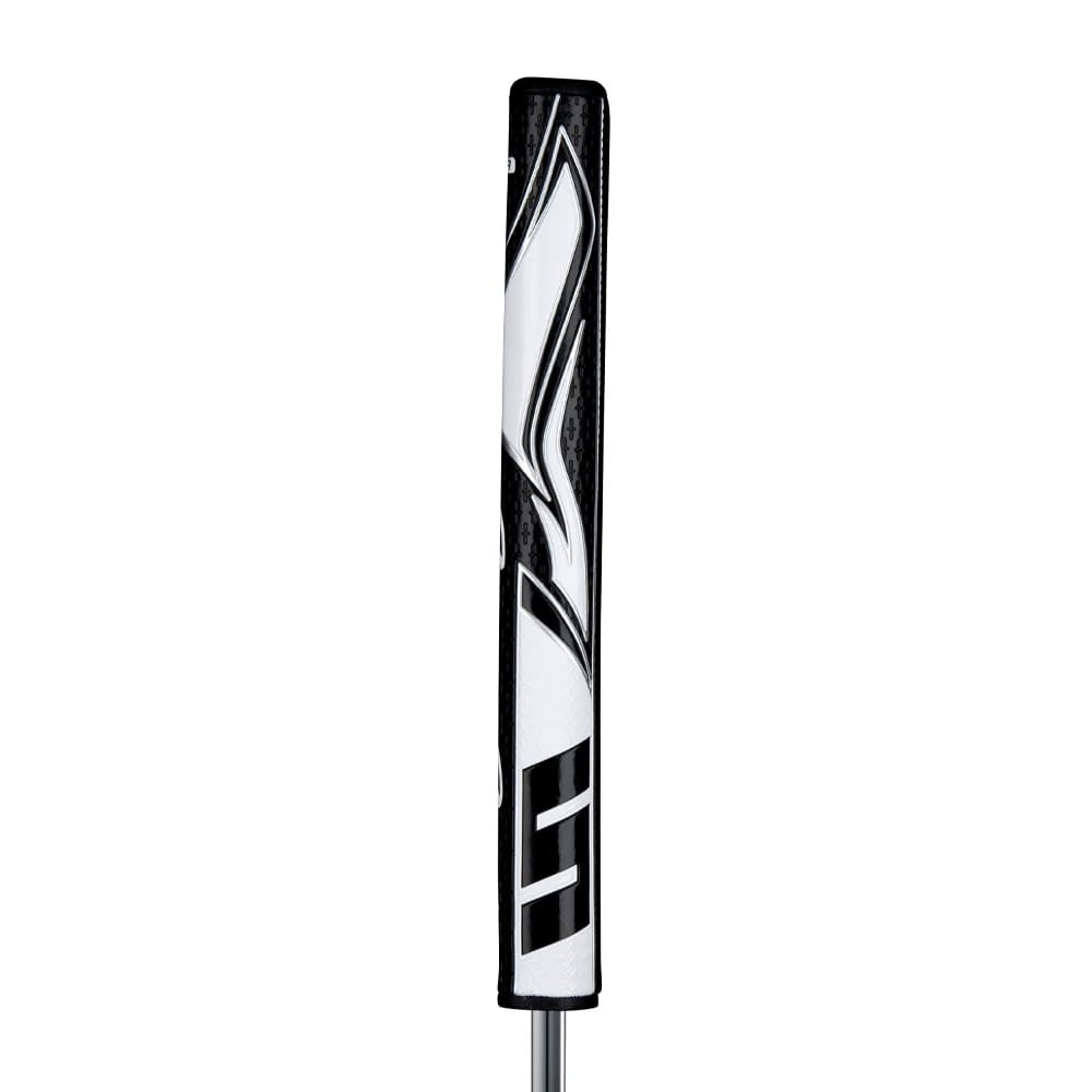SuperStroke Zenergy Tour 2.0 putter grip with No Taper enhances face control at impact.