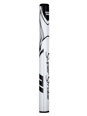 SuperStroke Zenergy Tour 2.0 XL grip front view highlighting Spyne tech for face-square potential