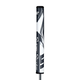 SuperStroke Zenergy Tour 3.0 grip front view showing balanced design and grey/white color.