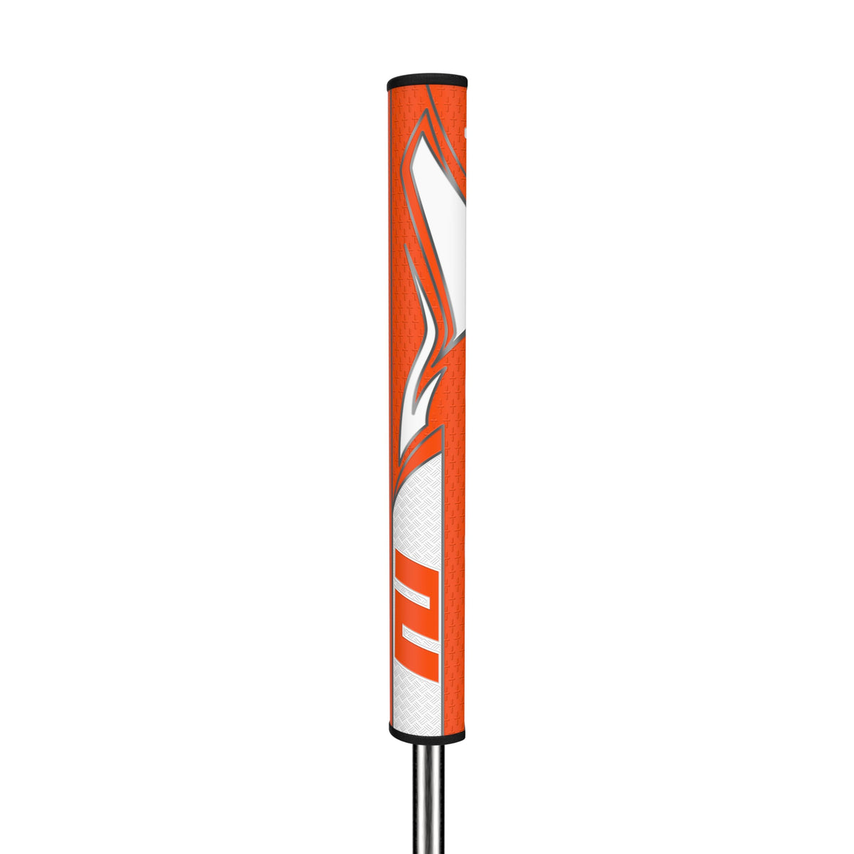 SuperStroke Zenergy Tour 3.0 grip orange side view demonstrates no taper design