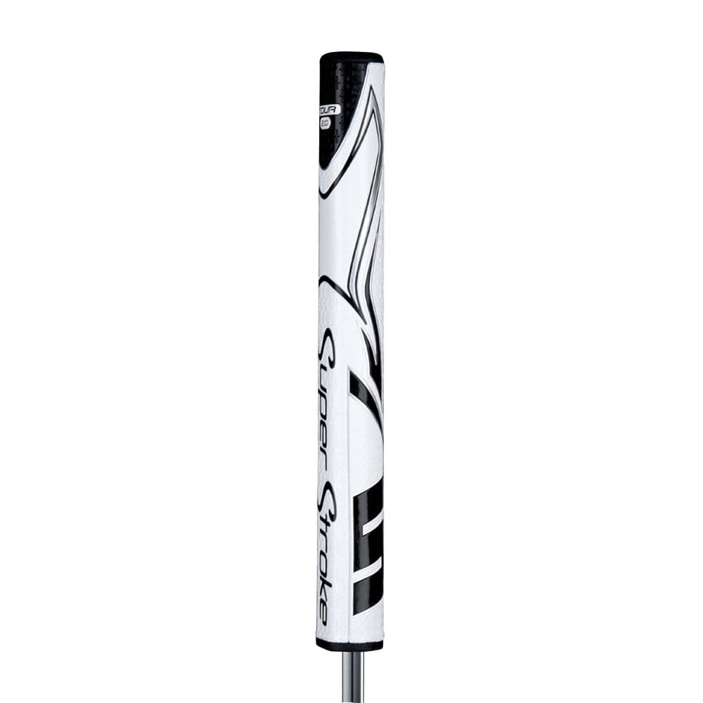 SuperStroke Zenergy Tour 3.0 grip side view with Spyne for easier face alignment.