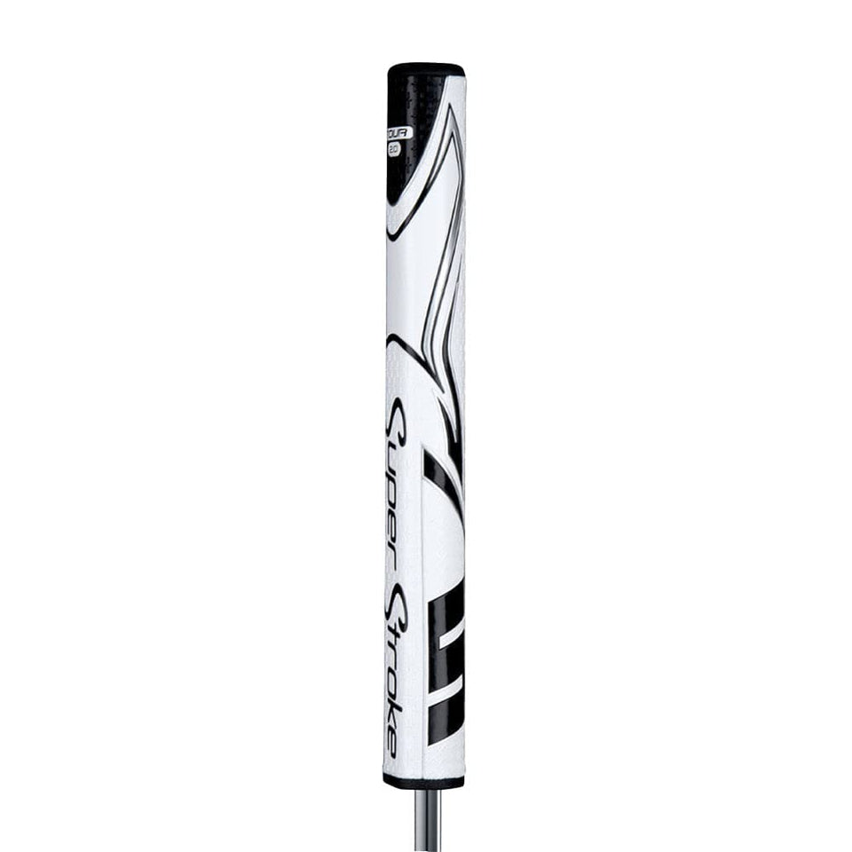 SuperStroke Zenergy Tour 3.0 grip side view with Spyne for easier face alignment.