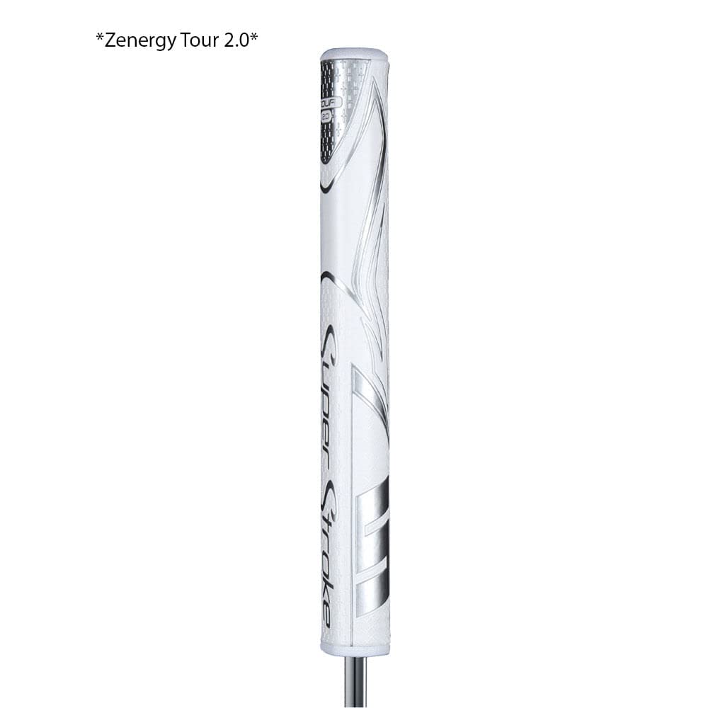 SuperStroke Zenergy Tour 3.0 grip with Tech-Port and no taper supports smooth, consistent strokes.