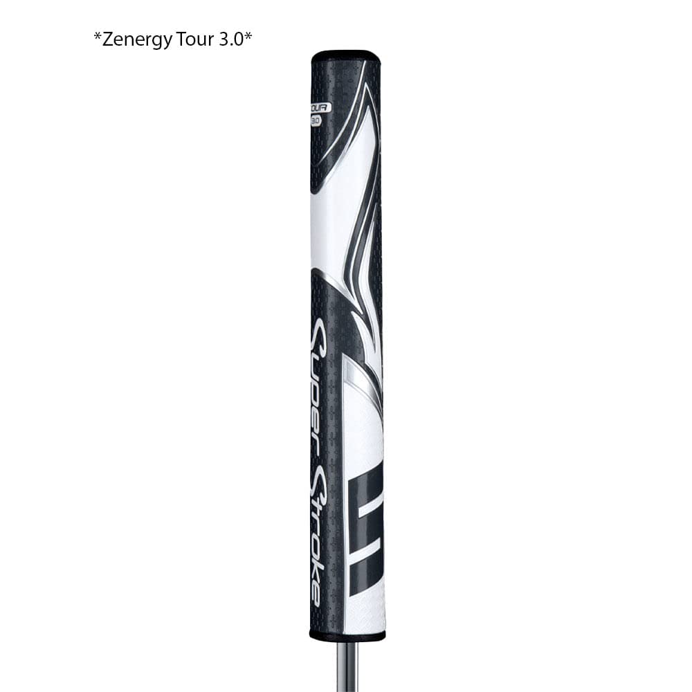 SuperStroke Zenergy Tour 5.0 grip Tech-Port close-up demonstrates upgrade options for personalization
