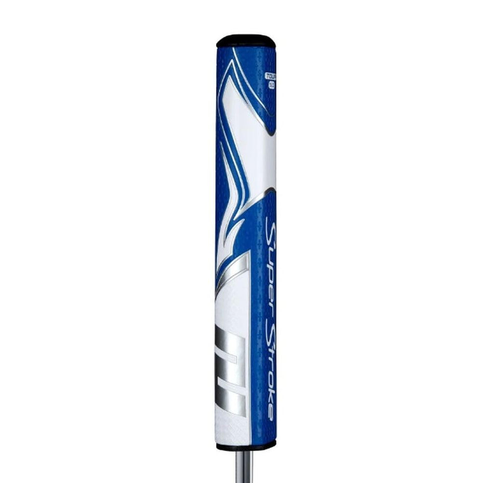 SuperStroke Zenergy Tour 5.0 grip top view improves alignment and stroke consistency.