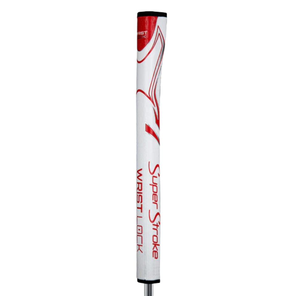SuperStroke WristLock Putter Grip with wristlock-putter-grip design for steadier alignment on greens.