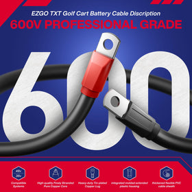 SUPGCPER 4-gauge battery cables 12-inch jumpers ensure strong high-current connections