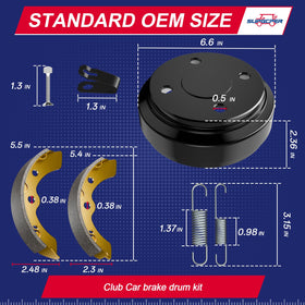 SUPGCPER brake spring assembly kit simplifies maintenance and upgrade.