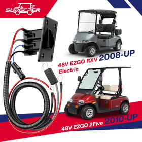 SUPGCPER EZGO 2Five charger socket side view for quick replacement.