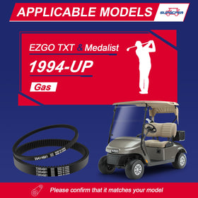 SUPGCPER EZGO starter belt closeup highlights heat resistance for reliable starts.