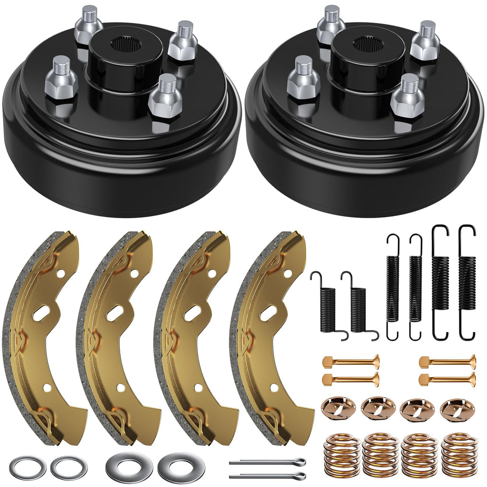 SUPGCPER EZGO TXT brake hub drum with 24-teeth spline for precise fit.
