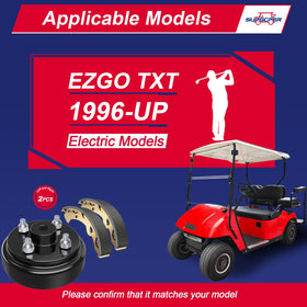 SUPGCPER EZGO TXT brake hub drum 24-teeth spline detail.
