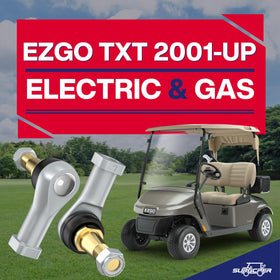 supgcper ezgo txt tie rod end passenger side for reliable handling.