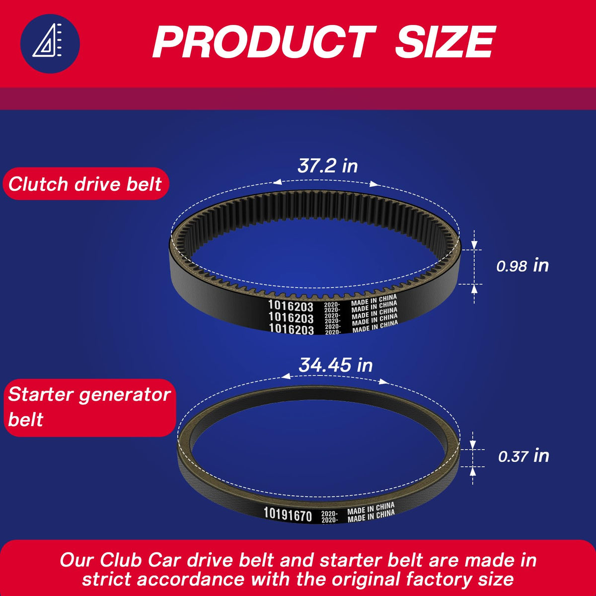 SUPGCPER installation guide image outlines quick belt swap