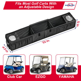 SUPGCPER multiple square compartments organize phones, keys, and golf balls.
