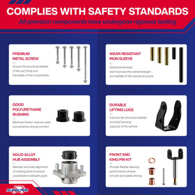 SUPGCPER upper clevis assembly for secure front-end alignment