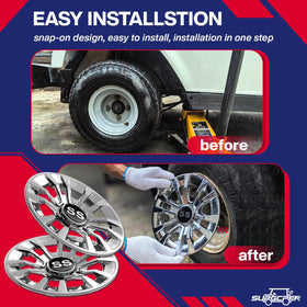 SUPGCPER 6-spoke design refreshes your golf cart’s look