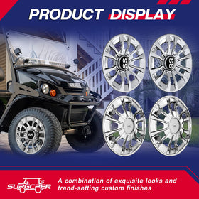 SUPGCPER ABS wheel covers provide durable protection for carts