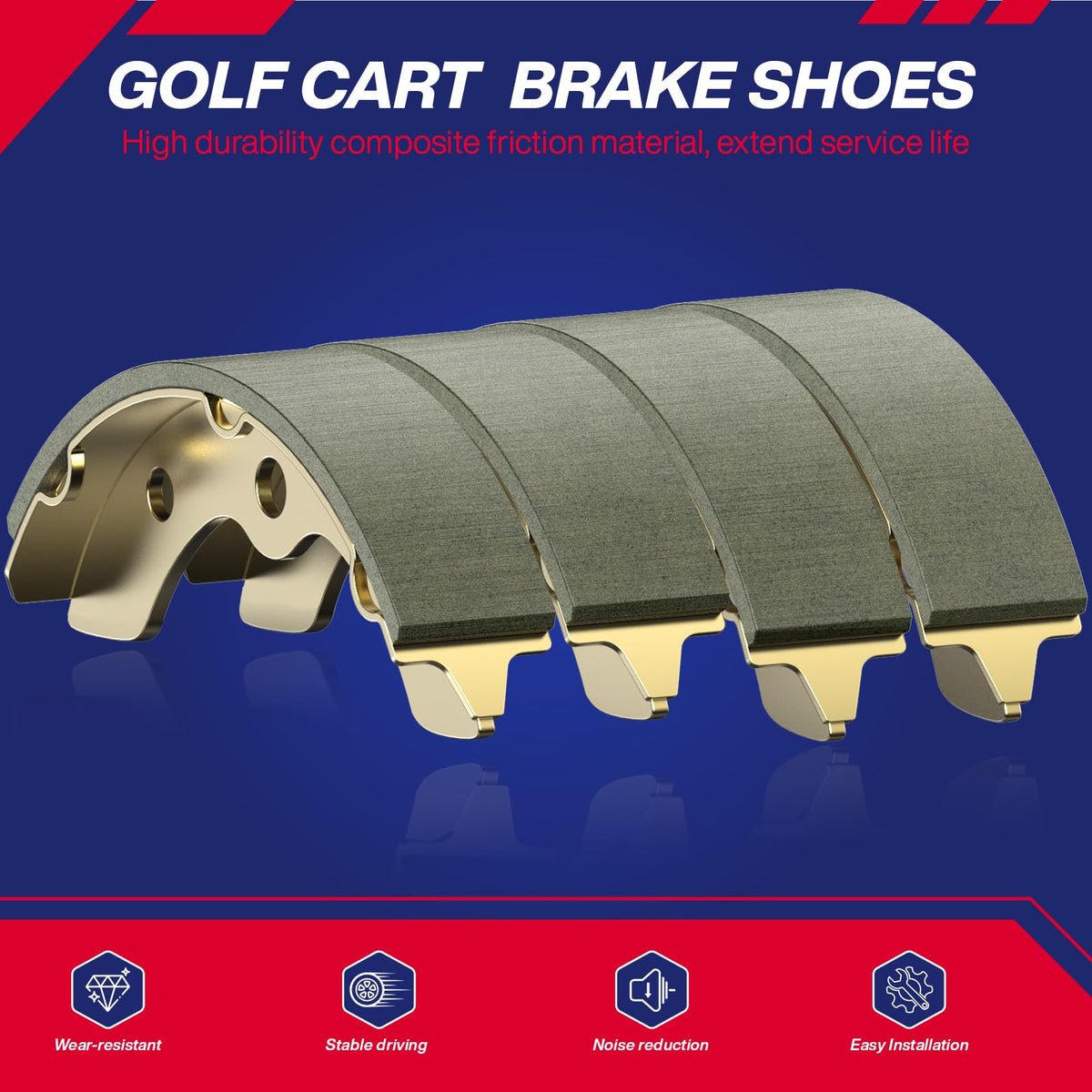 SUPGCPER brake shoes installation for quick maintenance