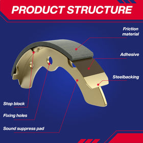 SUPGCPER EZGO Marathon brake shoes in use