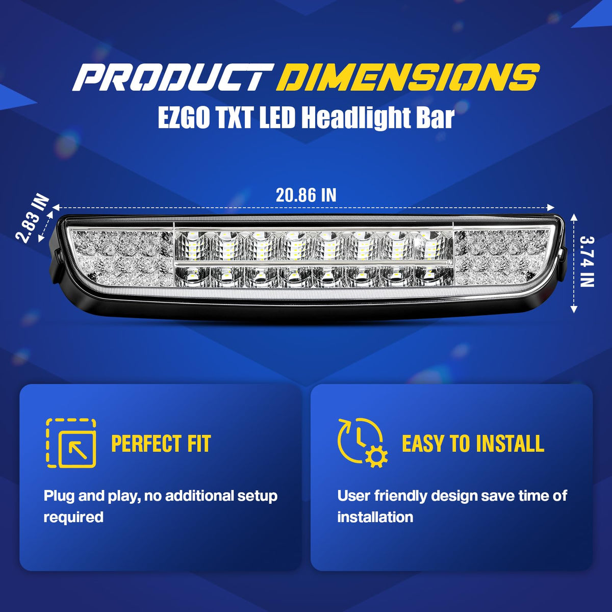 SUPGCPER EZGO TXT 1996-2013 fit confirms 3-pin plug compatibility