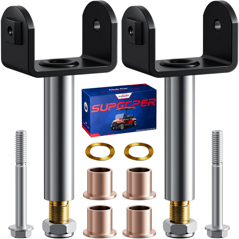 SUPGCPER Club Car front end king pin kit assembly improves steering consistency.