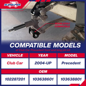 Compatible with Club Car Precedent 2004-UP models for reliable performance.